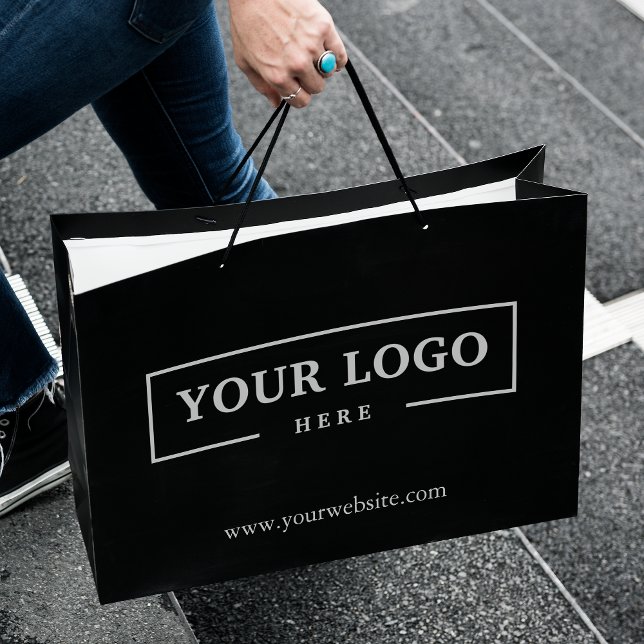 Grand Sac Cadeau Logo de l'entreprise personnalisée Cadeau promotio (Créateur téléchargé)