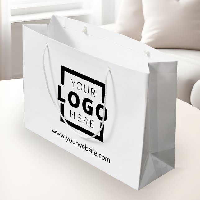 Grand Sac Cadeau Logo de l'entreprise personnalisée Cadeau promotio (Créateur téléchargé)