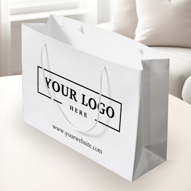 Grand Sac Cadeau Logo de l'entreprise personnalisée Cadeau promotio (Créateur téléchargé)