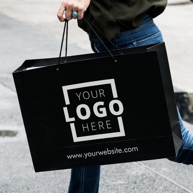 Grand Sac Cadeau Logo de l'entreprise personnalisée Cadeau promotio (Créateur téléchargé)