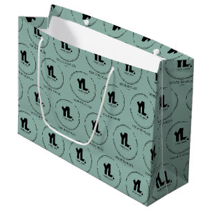 Grand Sac Cadeau Logo d'entreprise personnalisé professionnel