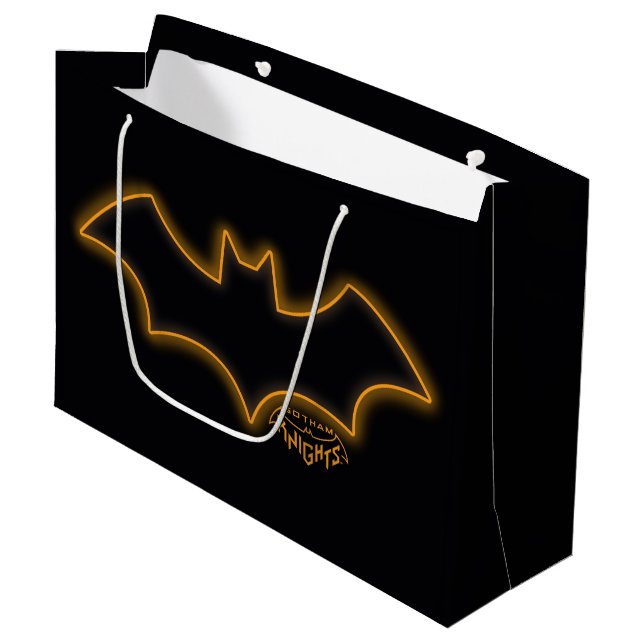 Grand Sac Cadeau Logo Gotham Knights Batgirl (Devant Angle)