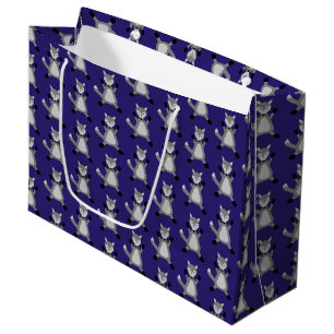 Grand Sac Cadeau Loup d'Halloween déplaisant