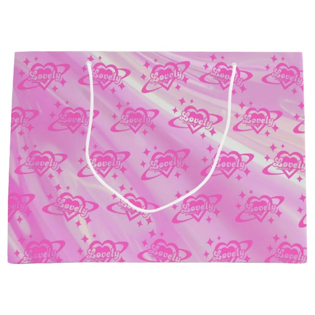 Grand Sac Cadeau Lovely (Devant)