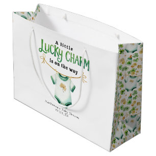 Grand Sac Cadeau Lucky Charm Baby shower Cadeau