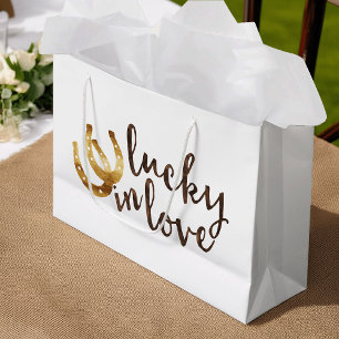 Grand Sac Cadeau Lucky in Love Horseshoe
