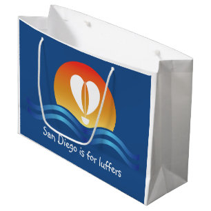 Grand Sac Cadeau Luffers Sunset_heart-en forme de voiles_San Diego