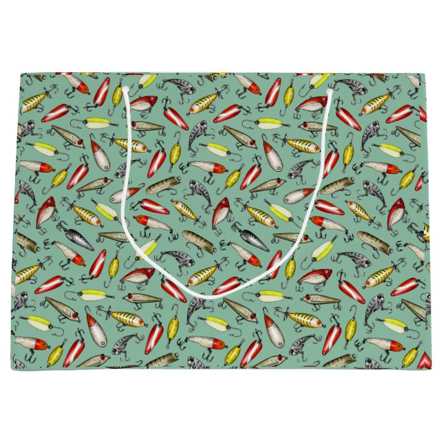 Grand Sac Cadeau Lures de pêche (Devant)