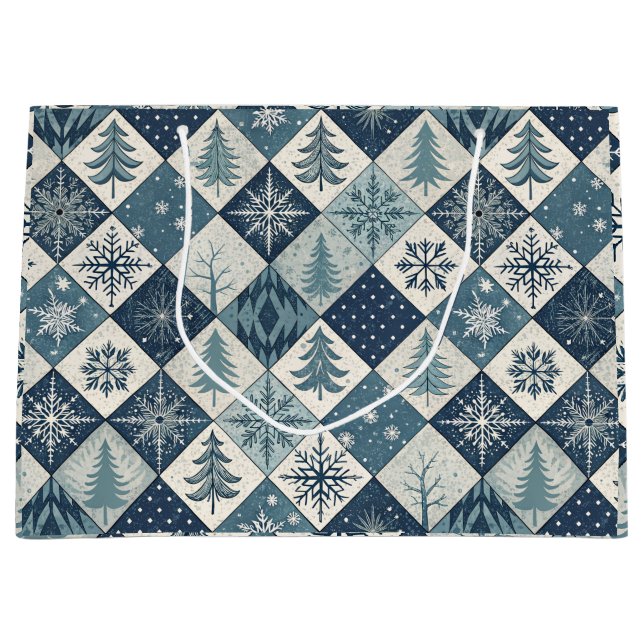 Grand Sac Cadeau Luxurious Holiday Gift Bag (Devant)