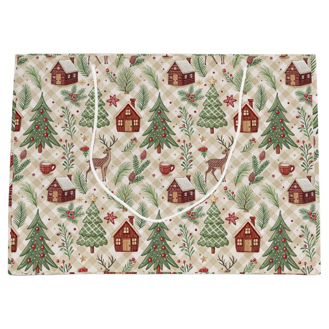 Grand Sac Cadeau Luxurious Holiday Gift Bag (Devant)