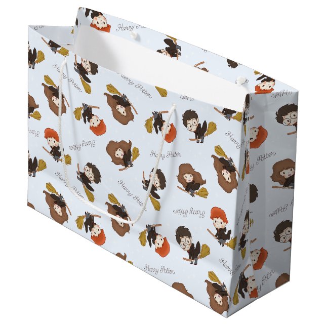 Grand Sac Cadeau Magique HARRY POTTER™ et Hogwarts (Devant Angle)