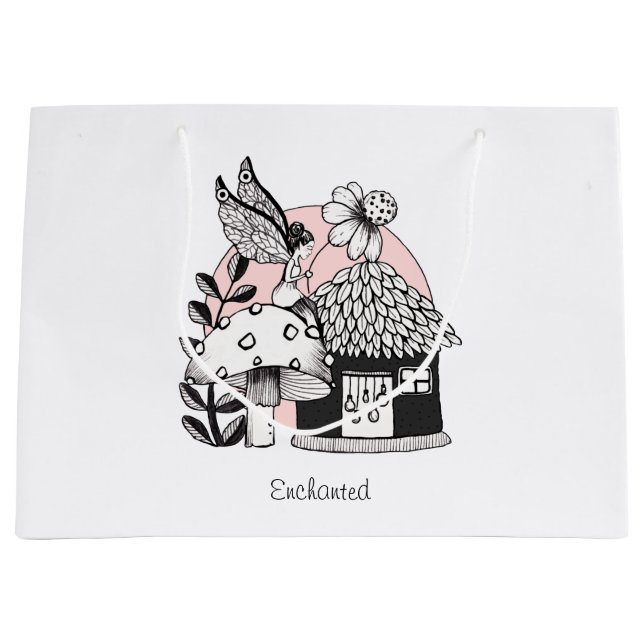 Grand Sac Cadeau Maison de Fairy et Fairy (Devant)