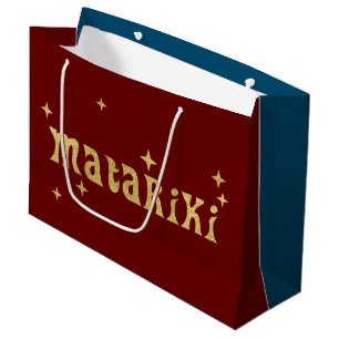 Grand Sac Cadeau Maori de Nouvelle-Zélande - Matariki Étoiles 1