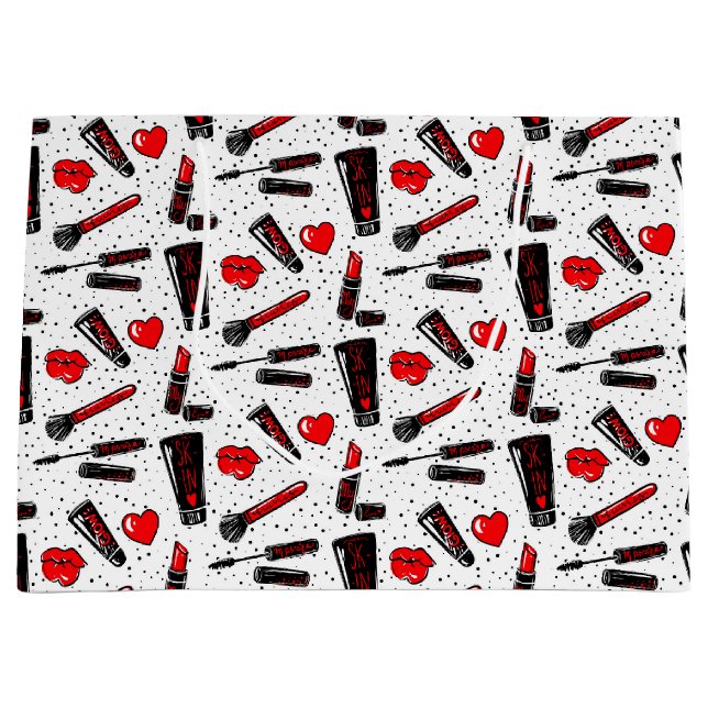 Grand Sac Cadeau Maquillage de beauté (Devant)