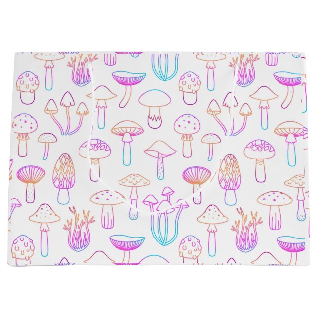 Grand Sac Cadeau Mashroom gift bag (Devant)