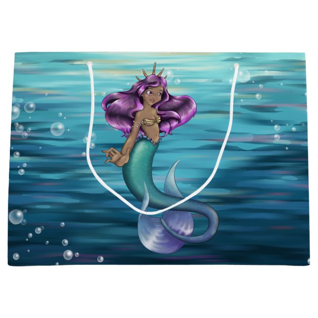 Grand Sac Cadeau Mermaid Iole (Devant)