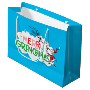 Grand Sac Cadeau Merry Grinchmas Mister Grinch