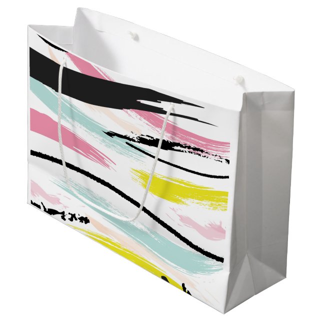 Grand Sac Cadeau Mess (Devant Angle)