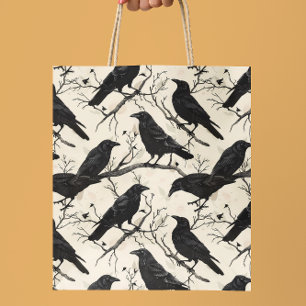 Grand Sac Cadeau Meurtre de corbeaux