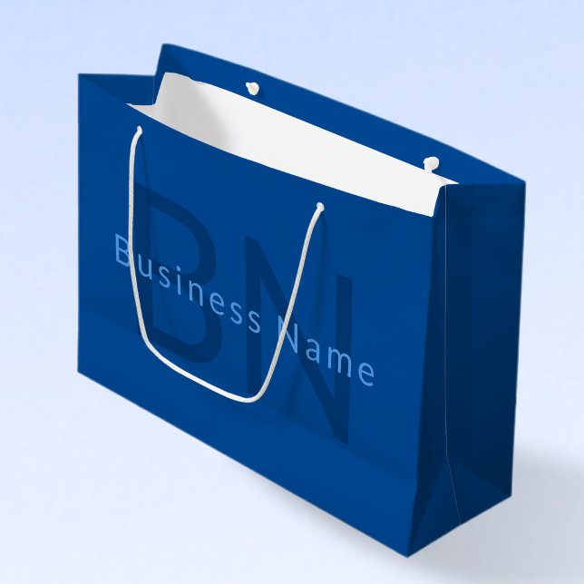 Grand Sac Cadeau Modèle de texte modifiable pour le nom monographiq (Créateur téléchargé)