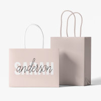Moderne Pastel Rose Beauté Personnalisée Vous Nom