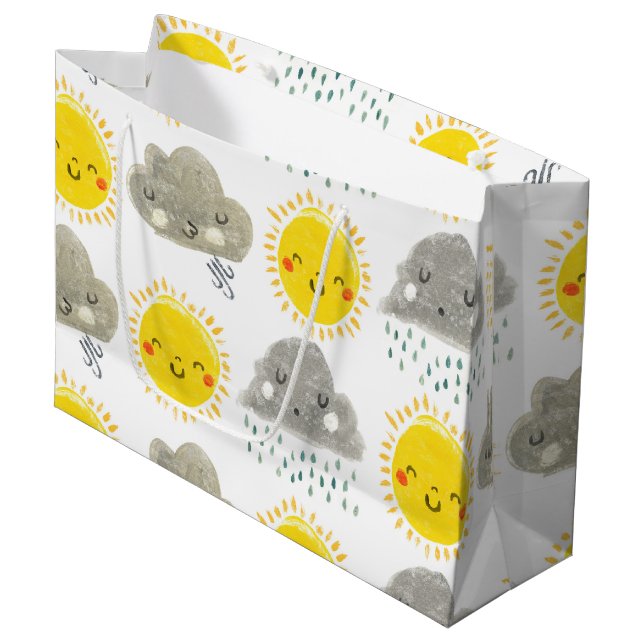 Grand Sac Cadeau Moghrey Mie Trio (Devant Angle)