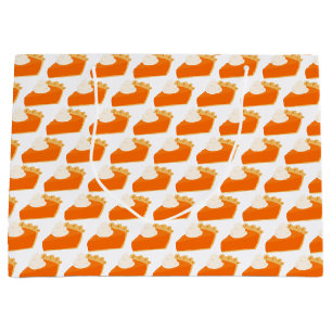 Grand Sac Cadeau Motif citrouille