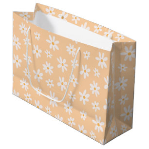 Grand Sac Cadeau Motif Fleur Cute Daisy