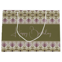 Motif Floral pourpre