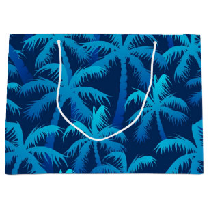Grand Sac Cadeau Motif palmier