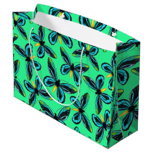 Grand Sac Cadeau Motif papillon de la reine Alexandra