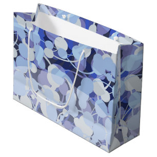 Grand Sac Cadeau Motif pourpre de microbe