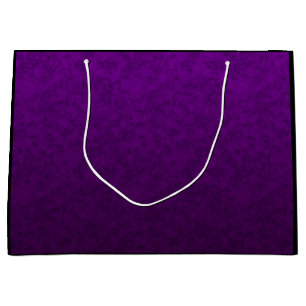 Grand Sac Cadeau Motif violet marbre