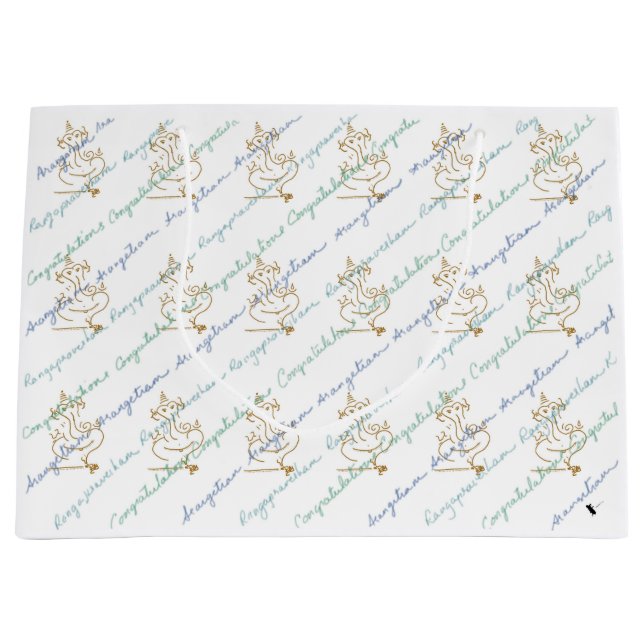 Grand Sac Cadeau Natya_GiftBag_Ganesha_Arangetram (Devant)