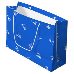 Grand Sac Cadeau N'importe quel logo ou image téléchargée Motif d
