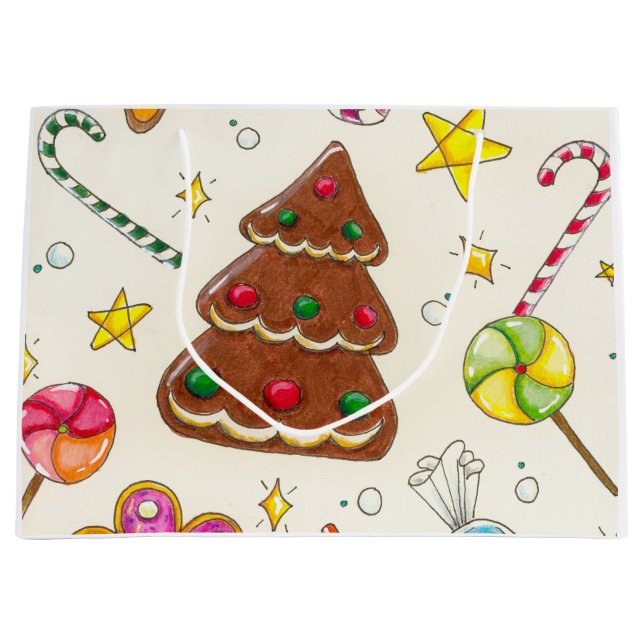 Grand Sac Cadeau Noël (Devant)