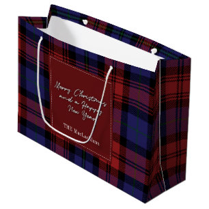 Grand Sac Cadeau Noël Jours fériés MacLachlan Tartan