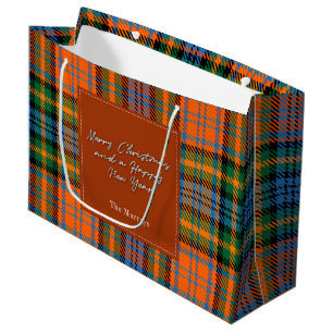 Grand Sac Cadeau Noël Plaid Holidays Clan Murray Tartan