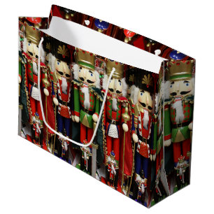 Grand Sac Cadeau Noisette Soldats Noël
