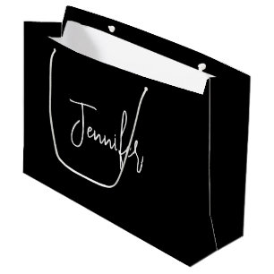 Grand Sac Cadeau Nom personnalisé Bridesmaid Mariage Bachelorette P