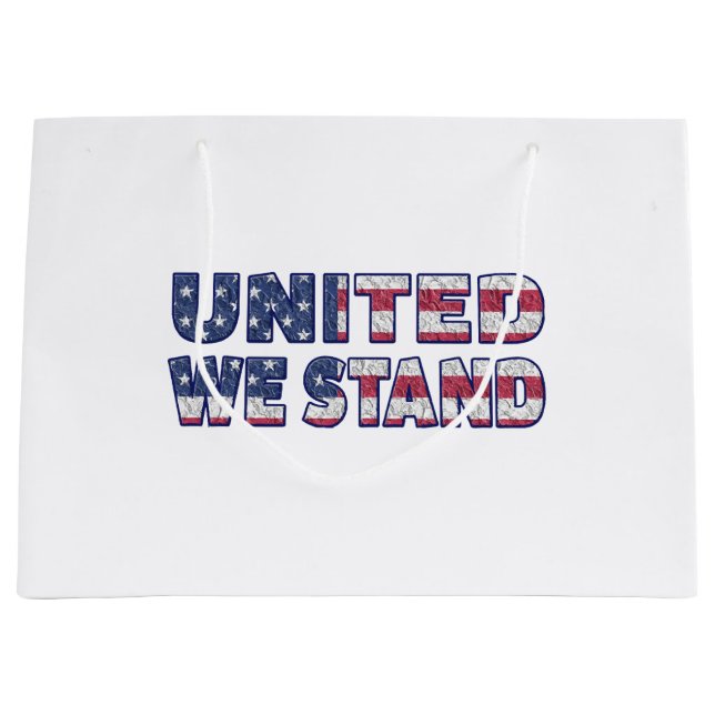 Grand Sac Cadeau Nous sommes unis (Devant)