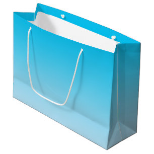 Grand Sac Cadeau Ombre bleu