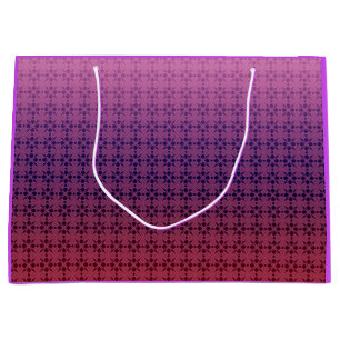 Grand Sac Cadeau Ornement floral