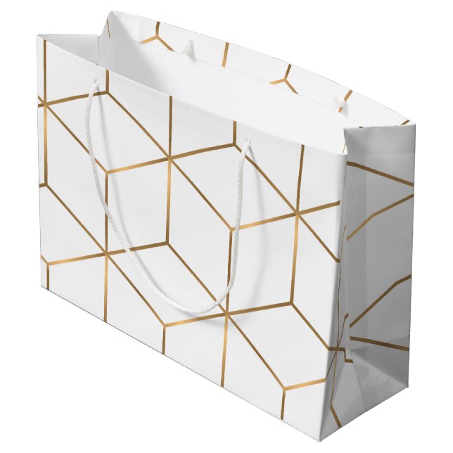 Grand Sac Cadeau Ornements de luxe 3 (Dos Angle)