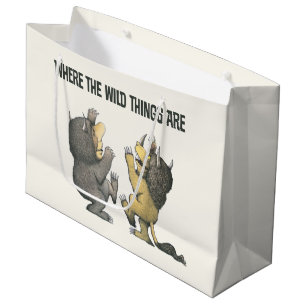 Grand Sac Cadeau Où sont les bêtes sauvages Bêtes sauvages