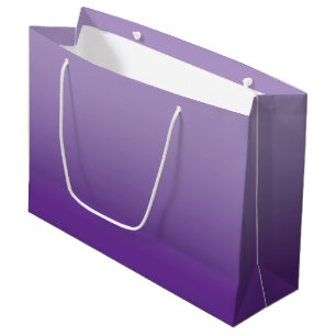 Grand Sac Cadeau Pale to Royal Purple Ombre