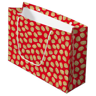 Grand Sac Cadeau Pancake Anniversaire Fête Flapjack Cute Enfants