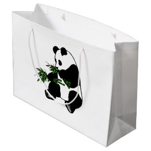 Grand Sac Cadeau Panda géant