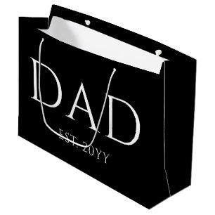 Grand Sac Cadeau Papa Est Moderne Nouveau papa Promu à papa