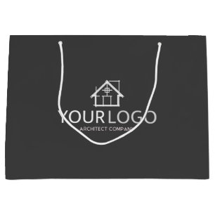 Grand Sac Cadeau Papeterie de logo d'entreprise de démarrage de soc